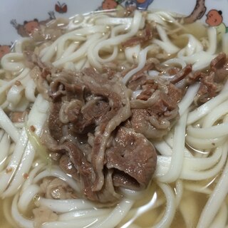 簡単うまい！牛肉の関西風うどん